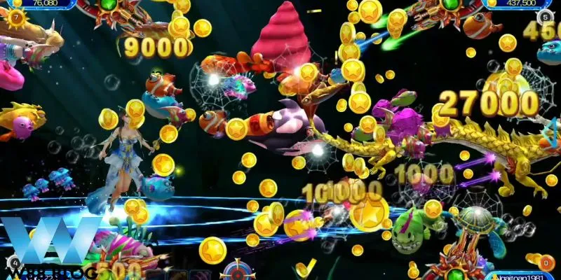 Bắn cá Rồng Vàng W88 Đổi Thưởng Cho Cược Thủ Ưa Thích Săn Cá 2 Những ưu điểm vượt trội của Bắn cá Rồng Vàng online so với truyền thống