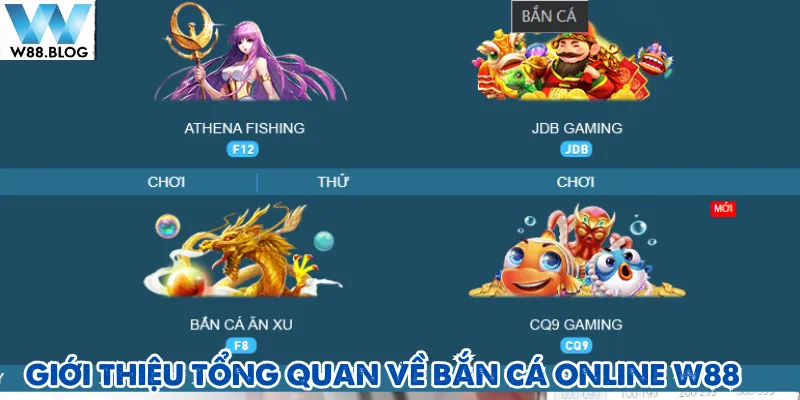 Bắn cá online W88 là sảnh game được nhiều hội viên cá cược yêu thích